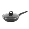 Extralink Home SF-1129-28CM Granitinė nelipanti keptuvė 28 cm 3.1 L Juoda