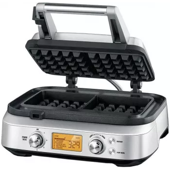 Sage SWM620BSS4EEU1 Smart Waffle Pro Belgian Waffle Maker, 1000W, Brushed Stainless Steel