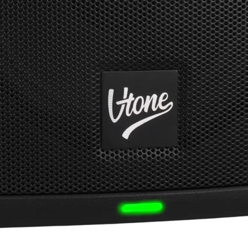 V-TONE ALPHA 8 Aktyvi baterijinė kolonėlinė PA sistema su įmontuotu mikšeriu, 300W RMS, 8 inch žemų dažnių garsiakalbis, Bluetooth, USB/SD, Reverb