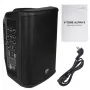 V-TONE ALPHA 8 Aktyvi baterijinė kolonėlinė PA sistema su įmontuotu mikšeriu, 300W RMS, 8 inch žemų dažnių garsiakalbis, Bluetooth, USB/SD, Reverb