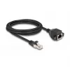 Delock RJ50 ilginimo kabelis, kištukas į lizdą, S/FTP, 2 m, juodas