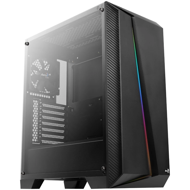 Aerocool Cylon Pro Tempered Glass Midi-Tower - Black