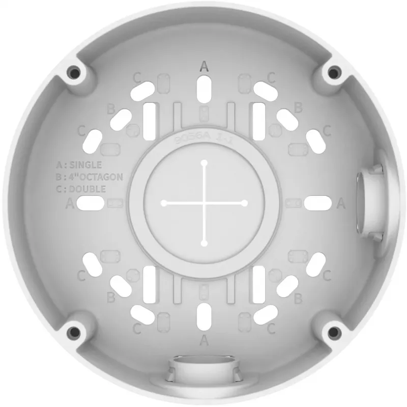 Hanwha Vision SBV-140BW jungiamoji dėžutė - aliuminis - balta - skirta QNV-C8083R/C9083R, QND-7012R/22R/82R, QNE-8011R
