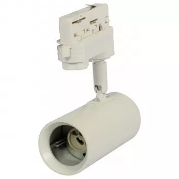 Synergy 21 GU10 Track Socket 02, skirta 3 fazių takų sistemai, juoda, aliuminis