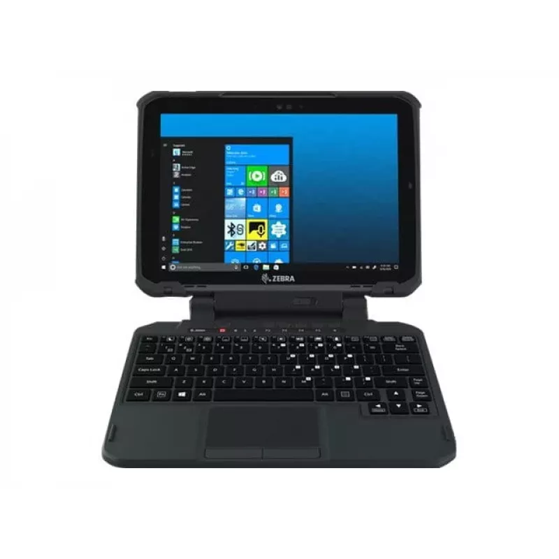 Zebra 2-in-1 klaviatūra su jutikliniu kilimėliu ir ištraukiama rankena - su apšvietimu - QWERTY US - skirta Zebra ET80, ET85