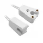 Synergy 21 LED adapteris T8 LED vamzdeliams su G13 lizdu, 2 vnt. rinkinys, baltas