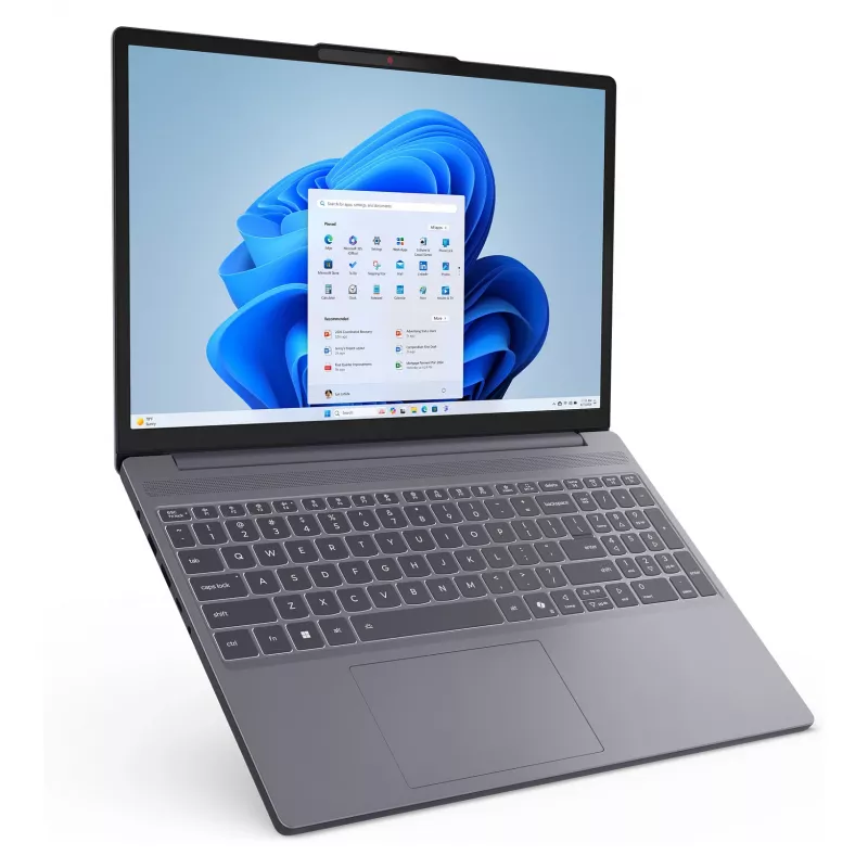 Lenovo IdeaPad Slim 3 15ARP10, AMD Ryzen 7 7730U, 16GB RAM, 1TB SSD, 15.6 col. Full HD IPS, Windows 11 Home, Arctic Grey, Vokiška klaviatūra