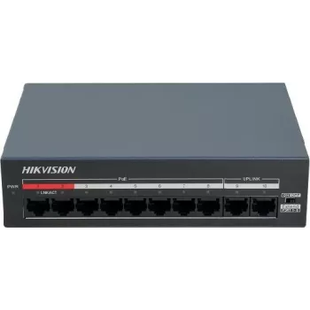 Hikvision DS-XS10-P 6-Port 4-Port PoE+ Desktop Switch