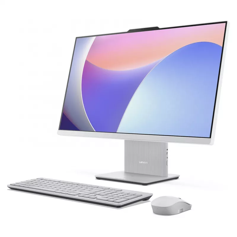 Lenovo IdeaCentre AIO 3 27ARR9 All-in-One PC, 27 colių FHD IPS ekranas, AMD Ryzen 7 7735HS, 16GB DDR5 RAM, 512GB SSD, Windows 11 Home, Storm Grey