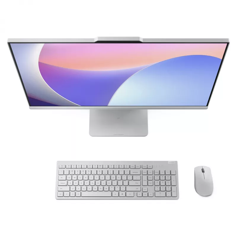 Lenovo IdeaCentre AIO 3 27ARR9 All-in-One PC, 27 colių FHD IPS ekranas, AMD Ryzen 7 7735HS, 16GB DDR5 RAM, 512GB SSD, Windows 11 Home, Storm Grey