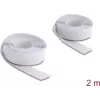 Delock lipnus kabliuko ir kilpelės diržas 2 m x 20 mm baltas (19067)