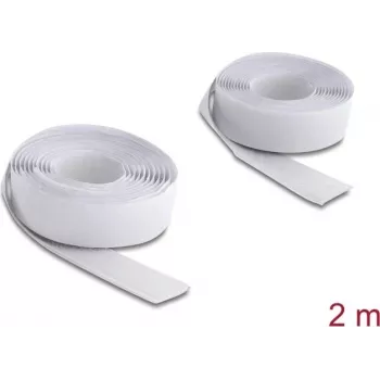 Delock lipnus kabliuko ir kilpelės diržas 2 m x 20 mm baltas (19067)