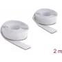 Delock lipnus kabliuko ir kilpelės diržas 2 m x 20 mm baltas (19067)