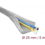 Delock Braided Sleeve for EMC Shielding Self-Closing 5 m x 25 mm (20995)