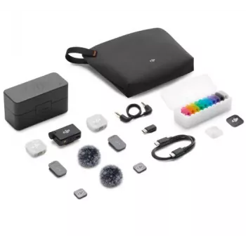 Belaidė mikrofonų sistema DJI Mic Mini 2 (2 TX + 1 RX + įkrovimo dėklas)