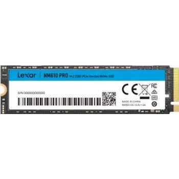 Lexar NM610 Pro NVMe SSD 500GB M.2 2280 PCIe 3.0 x4