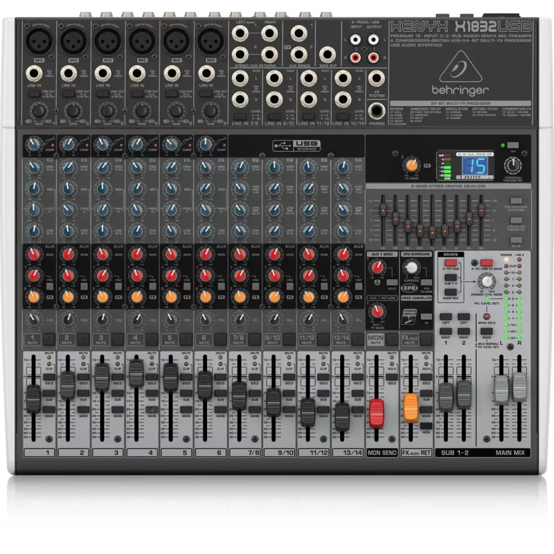 Behringer X1832USB Audio Mixer 18 kanalų