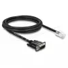 Delock Serial RS-232/422/485 Adapter Cable DB9 Male to RJ45 Male 2 m