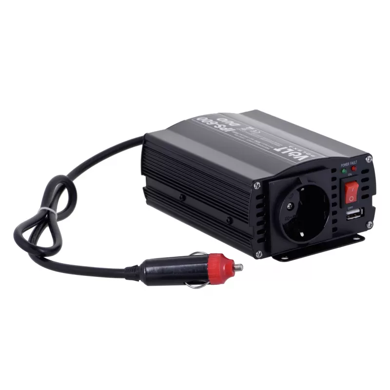 VOLT POLSKA IPS-600 DUO 12V 24V/230V 300/600W grynos sinusinės bangos keitiklis