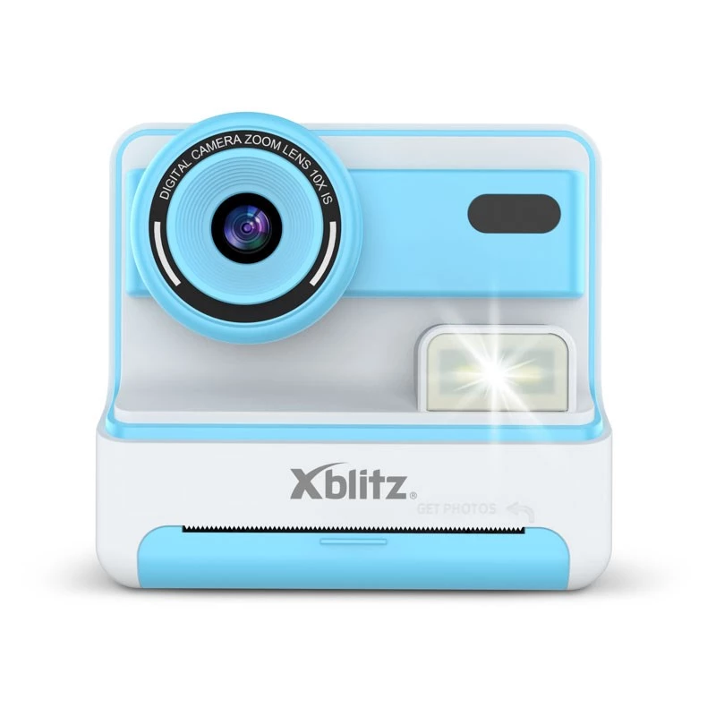 XBLITZ FLASH BLUE momentinė kamera su terminiu spausdintuvu vaikams