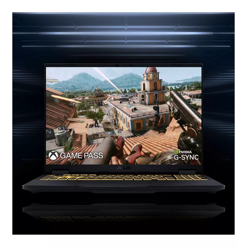 ASUS TUF Gaming F16 FX608JMI-TU290W 16 inch WUXGA 165Hz nešiojamas žaidimų kompiuteris, Intel Core i7-14650HX, 16GB DDR5, 1TB SSD, NVIDIA GeForce RTX 5060, Windows 11 Home, vokiška QWERTZ klaviatūra, Mecha Gray