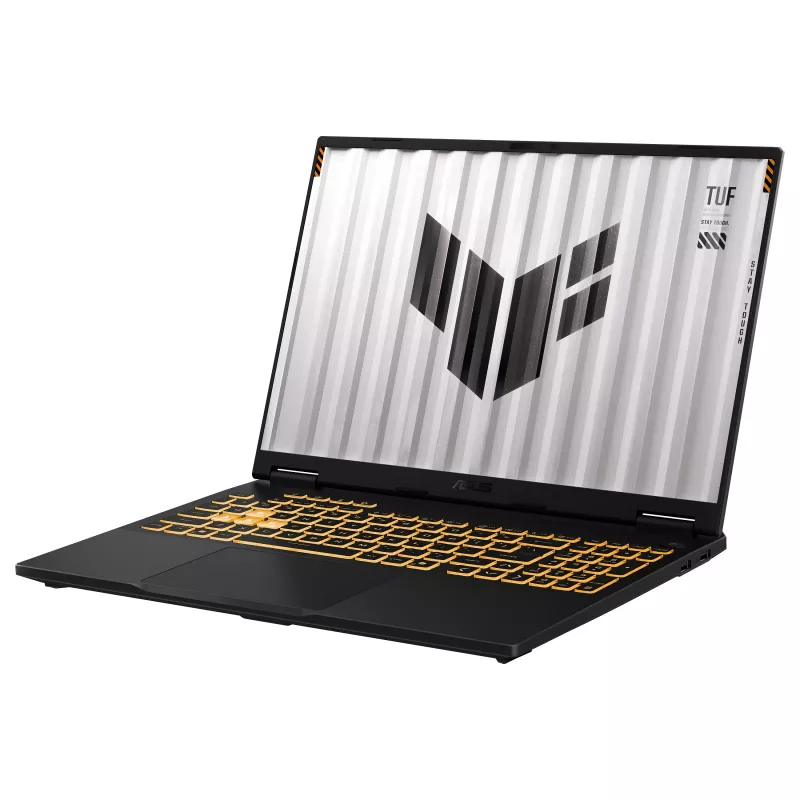 ASUS TUF Gaming F16 FX608JMI-TU290W 16 inch WUXGA 165Hz nešiojamas žaidimų kompiuteris, Intel Core i7-14650HX, 16GB DDR5, 1TB SSD, NVIDIA GeForce RTX 5060, Windows 11 Home, vokiška QWERTZ klaviatūra, Mecha Gray