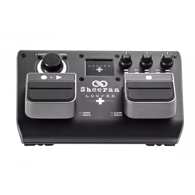 Sheeran Looper+ by HeadRush - Looper ir vokalinis procesorius su 2 stereo kilpų takeliais, 4 valandų įrašymu, 128 atmintimis, vokaliniais efektais, 32 bitų float garsu