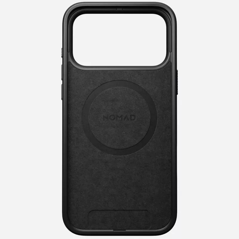 NOMAD Modern Leather Case, skirta iPhone 17 Pro Max, Horween oda, Rustic Brown, suderinama su MagSafe