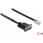Delock Serial RS-232/422/485 Adapter Cable D-Sub 9 Female to RJ45 Male 2 m