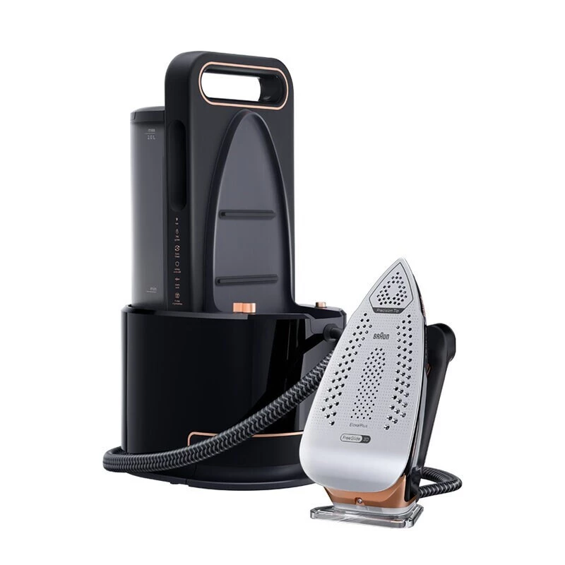 Braun CareStyle 9 IS 9090 BK Garų generatorinis lygintuvas 2700 W 2 L EloxalPlus padas Juoda, Varinė