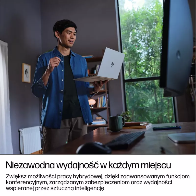 HP EliteBook 8 G1i 16 colių Ultra 7 255U 24GB DDR5 512GB SSD WUXGA IPS 400nits Windows 11 Pro Glacier Silver Aliuminis 3Y OnSite