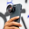 ShiftCam LensUltra Back Cover su objektyvo laikikliu, skirta iPhone 14 Pro Max, MagSafe, juoda