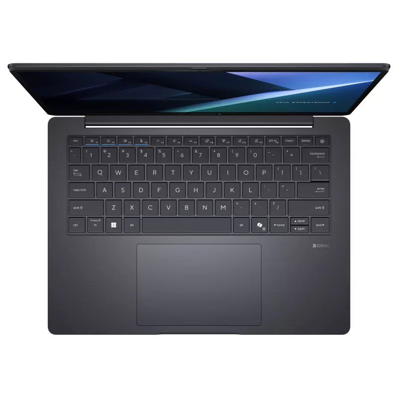 ASUS ExpertBook BM3 BM3406CHA-LY0063X 14 inch nešiojamas kompiuteris - AMD Ryzen 5 7530U - 16GB RAM - 512GB SSD - Windows 11 Pro - Star Black - Vokiška klaviatūra