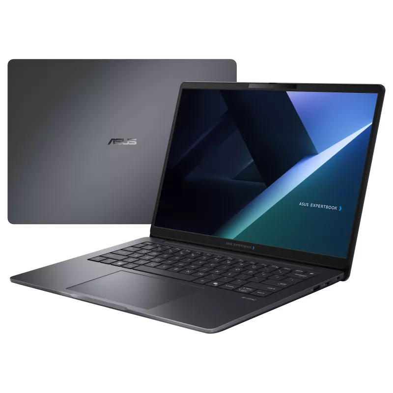 ASUS ExpertBook BM3 BM3406CHA-LY0063X 14 inch nešiojamas kompiuteris - AMD Ryzen 5 7530U - 16GB RAM - 512GB SSD - Windows 11 Pro - Star Black - Vokiška klaviatūra