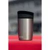SIGG 8695.50 Hot & Cold vakuuminis butelis su vienos rankos mygtuku, 0,27 L, obsidiano juodos spalvos, nerūdijantis plienas