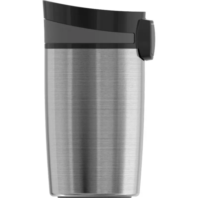 SIGG 8695.50 Hot & Cold vakuuminis butelis su vienos rankos mygtuku, 0,27 L, obsidiano juodos spalvos, nerūdijantis plienas