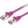 Equip Cat.6 S/FTP Patch Cable RJ-45 (M) į RJ-45 (M) 0,5m Violetinė LSZH