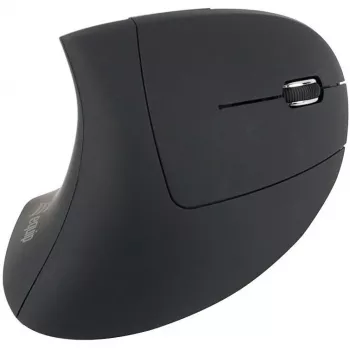 Equip 245110 Vertikali ergonominė belaidė pelė - dešinei rankai - 2,4 GHz - USB imtuvas - juoda