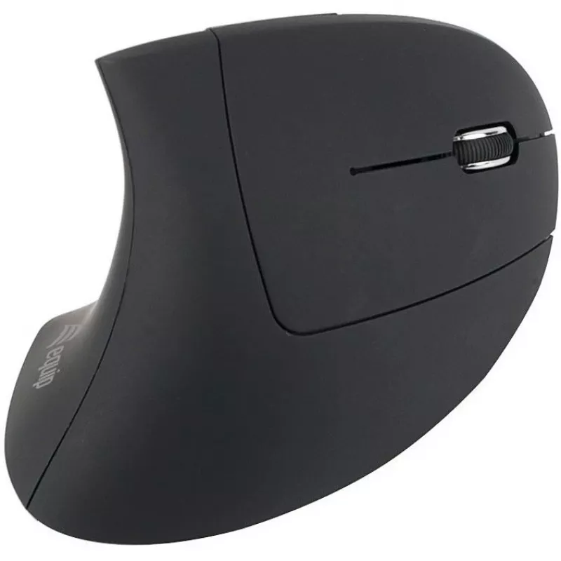 Equip 245110 Vertikali ergonominė belaidė pelė - dešinei rankai - 2,4 GHz - USB imtuvas - juoda