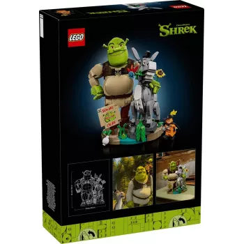 LEGO ICONS 72423 Šrekas, Asiliukas ir Katinas su Batais