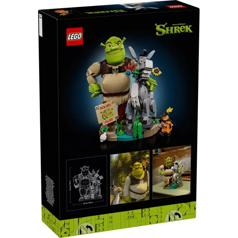 LEGO ICONS 72423 Šrekas, Asiliukas ir Katinas su Batais