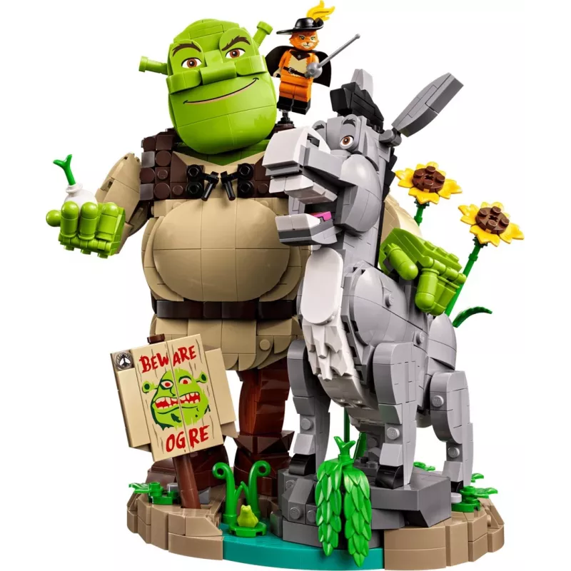 LEGO ICONS 72423 Šrekas, Asiliukas ir Katinas su Batais