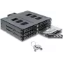 Delock 5.25 inch keitimo rėmelis 6 x 2.5 inch SATA arba SAS HDD / SSD su spyna