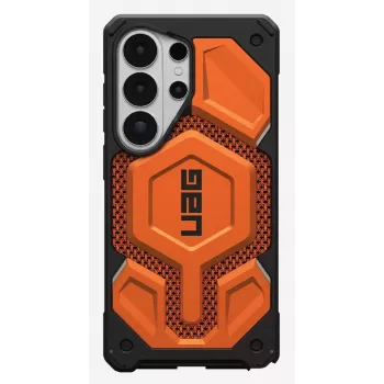 UAG Monarch Pro dėklas su magnetiniu moduliu, skirtas Samsung Galaxy S26 Ultra (Kevlar deginta oranžinė)