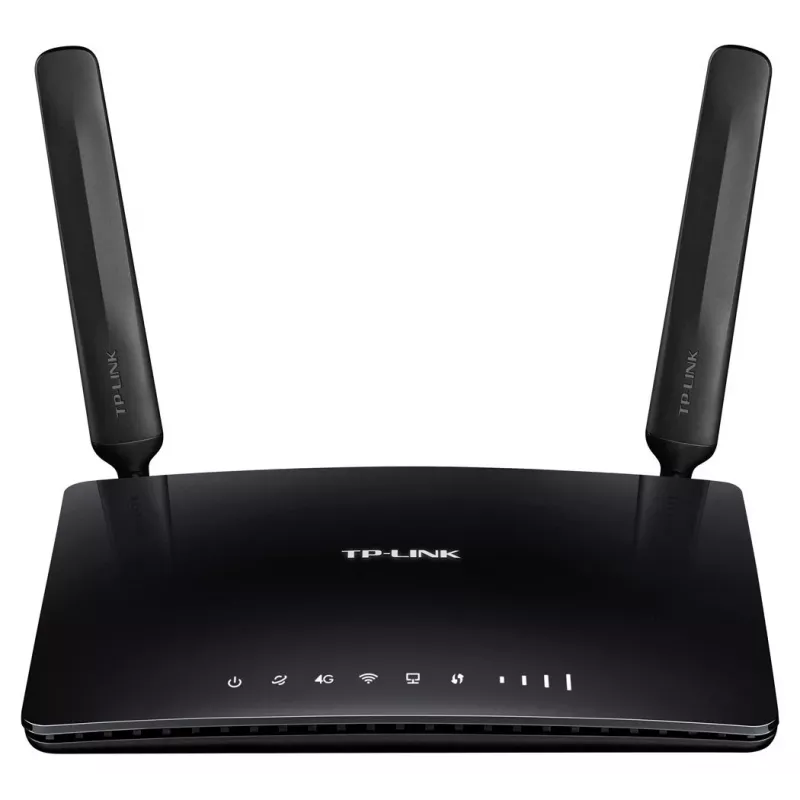 TP-Link TL-MR6400 300 Mbps Wireless N 4G LTE maršrutizatorius, vienos juostos 2,4 GHz, Fast Ethernet, juodas