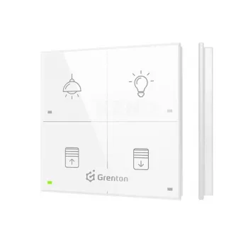Grenton Touch Panel 4B TF-BUS White Glass