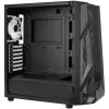 Aerocool AirHawk Duo Midi-Tower, grūdintas stiklas - juoda