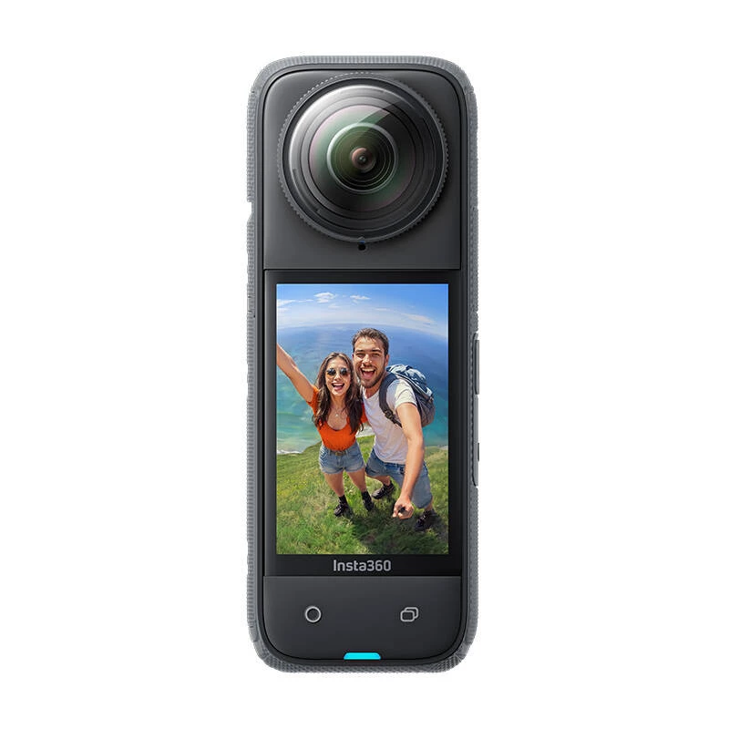 Insta360 X4 Adventure Bundle – 8K 360° kamera su selfie lazda, papildoma baterija, 64GB kortele