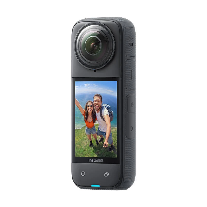 Insta360 X4 Adventure Bundle – 8K 360° kamera su selfie lazda, papildoma baterija, 64GB kortele