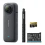 Insta360 X4 Adventure Bundle – 8K 360° kamera su selfie lazda, papildoma baterija, 64GB kortele